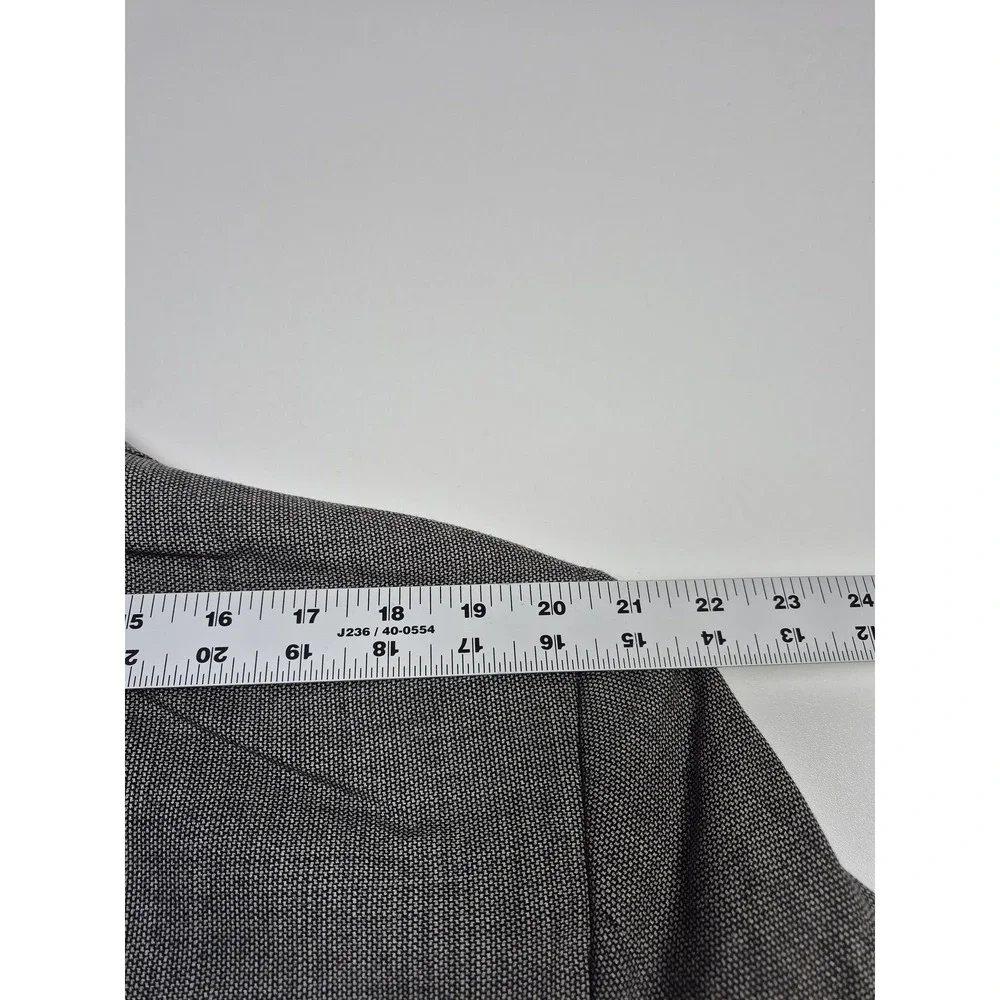VTG Sansabelt Suit Mens 46 Long Gray Wool Check 2 Piece 41x36 Made in USA NWT